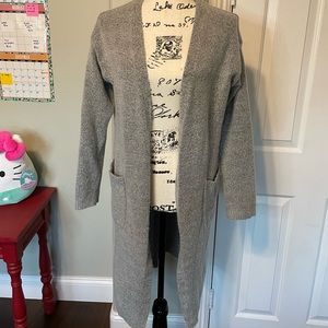PnA.k long cardigan. Ladies medium. Light gray.